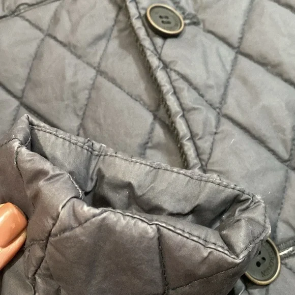 Hydrogen Quilted Jacket - Navy Chore Coat - Picture 5 of 17